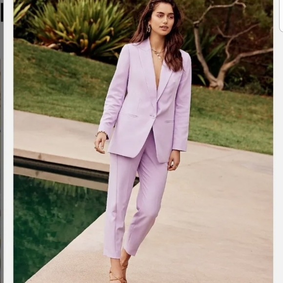 Express Jackets & Blazers - Express one button boyfriend lavander/lilac blazer